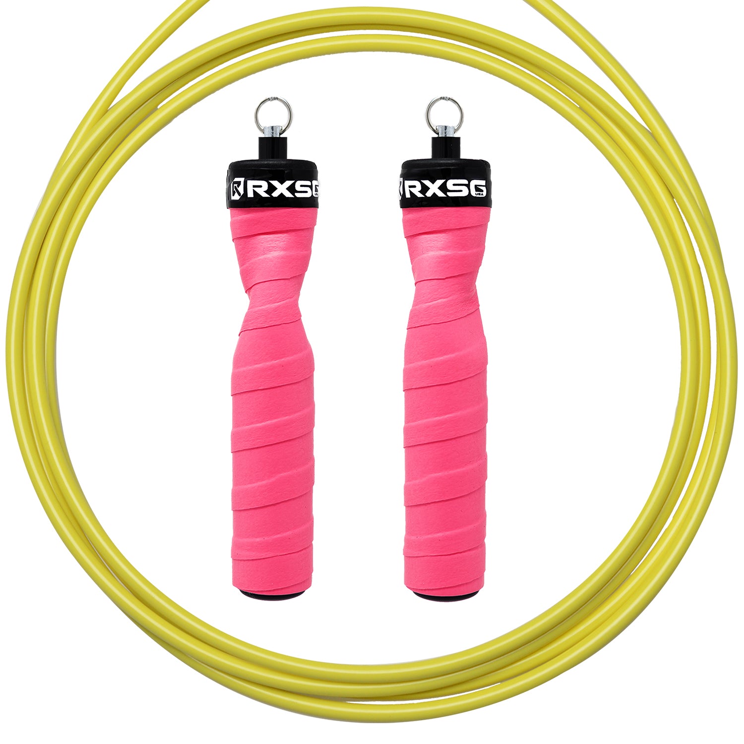 RXSG CustomFit Poppin Pink Jump Rope Yellow Cable