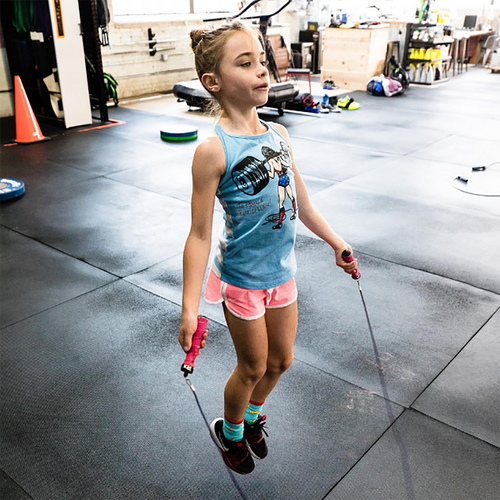 Kids_ABC_Jump_Rope in use at gym